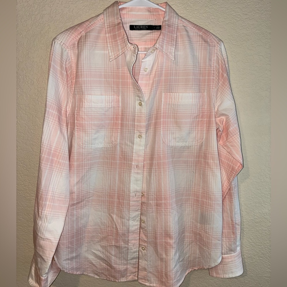 Pink Plaid women’s Shirt